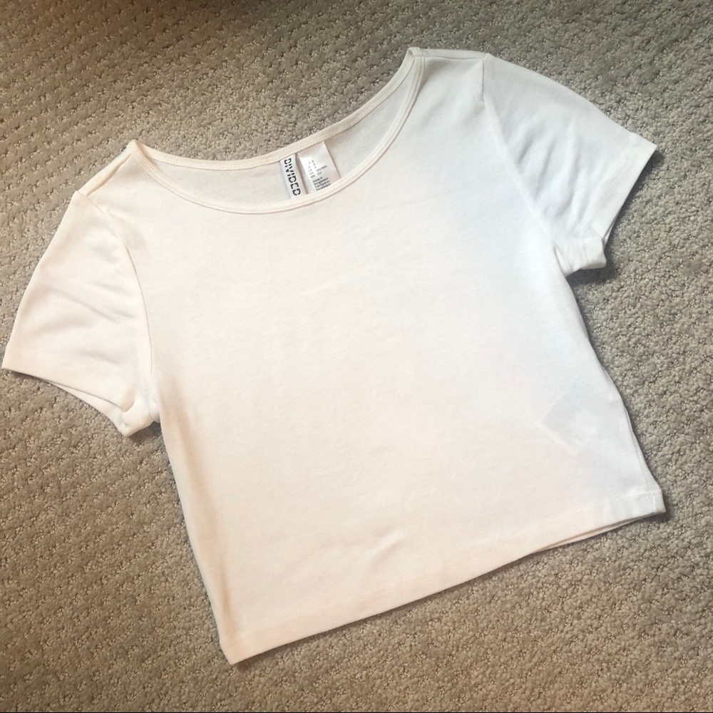 White Crop Top